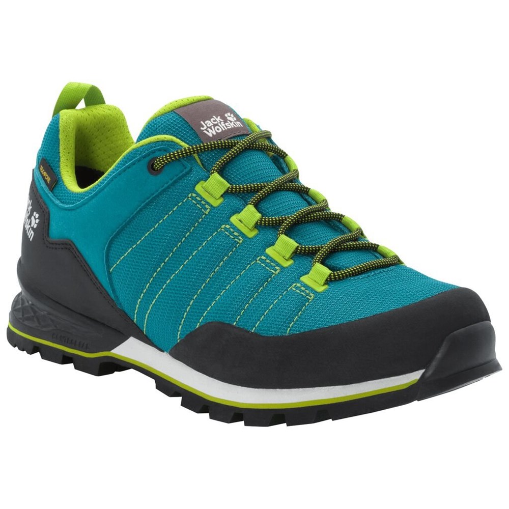 Tenis de Senderismo Jack Wolfskin Scrambler Lite Texapore Low Hombre Verdes | RY8914230