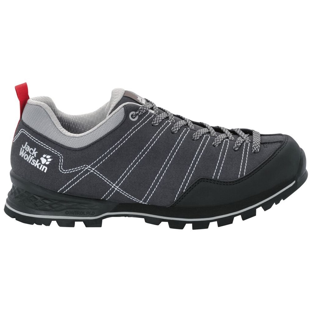 Tenis de Senderismo Jack Wolfskin Scrambler Low Hombre Grises Claro | XQ9874365