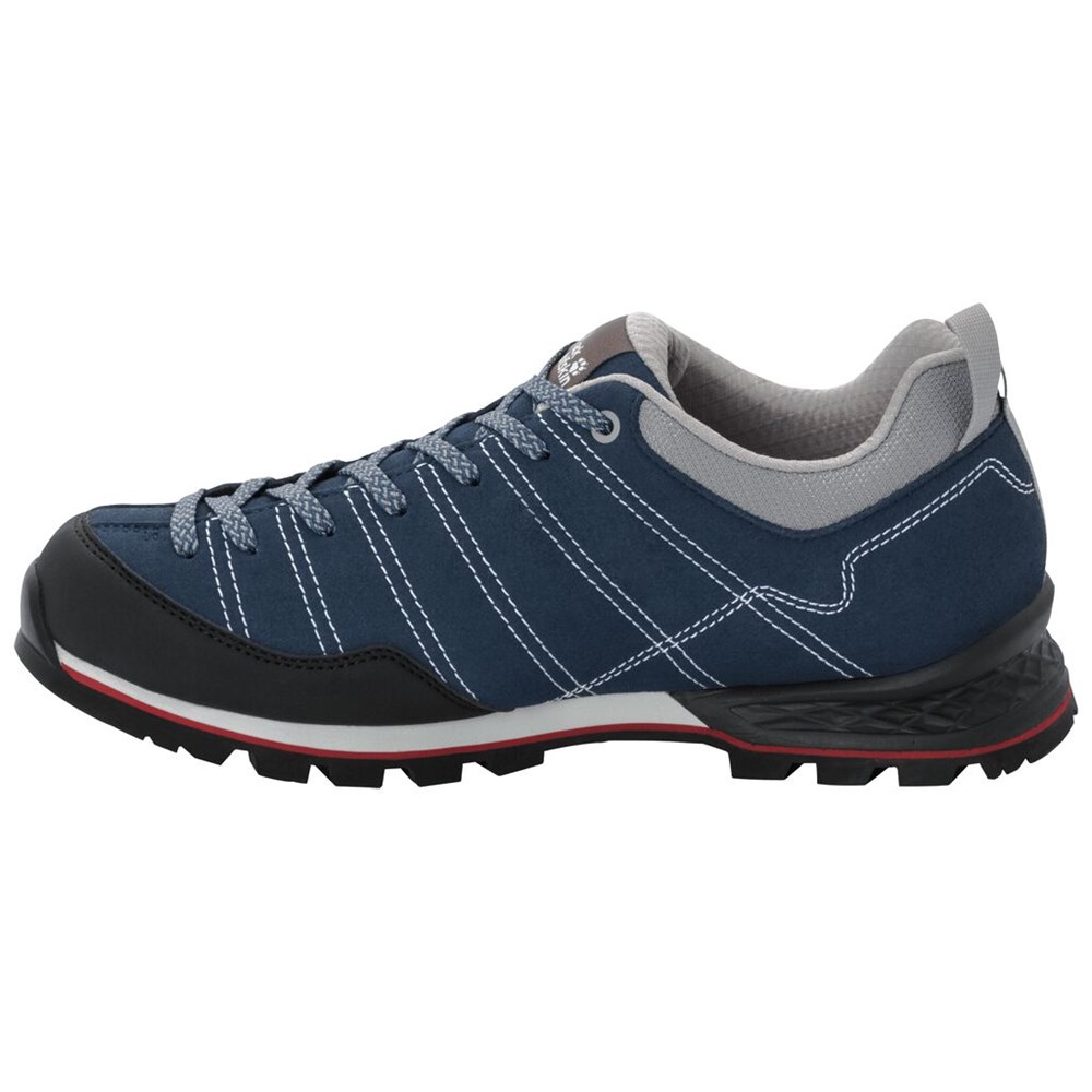 Tenis de Senderismo Jack Wolfskin Scrambler Low Hombre Blue/Black | QG8534192