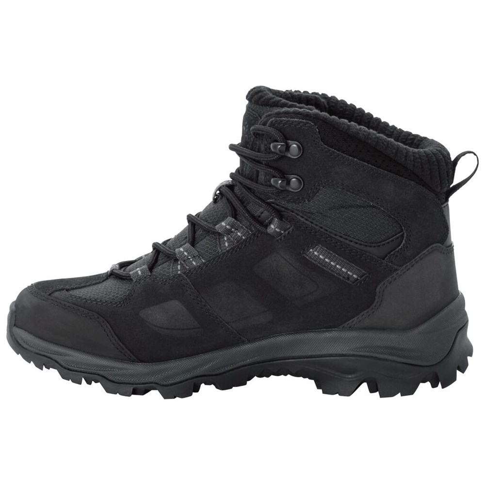 Tenis de Senderismo Jack Wolfskin Vojo 3 Wt Texapore Mid Mujer Negros | CY6471890