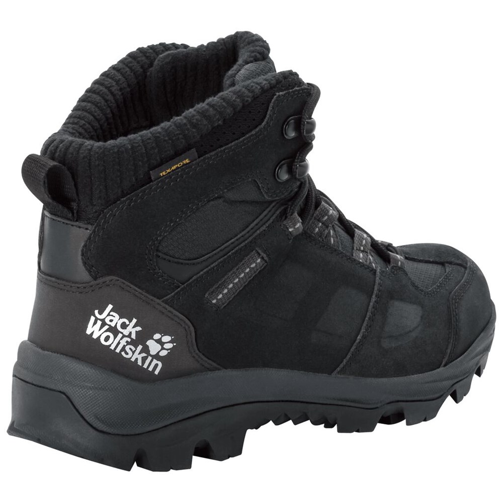 Tenis de Senderismo Jack Wolfskin Vojo 3 Wt Texapore Mid Mujer Negros | CY6471890