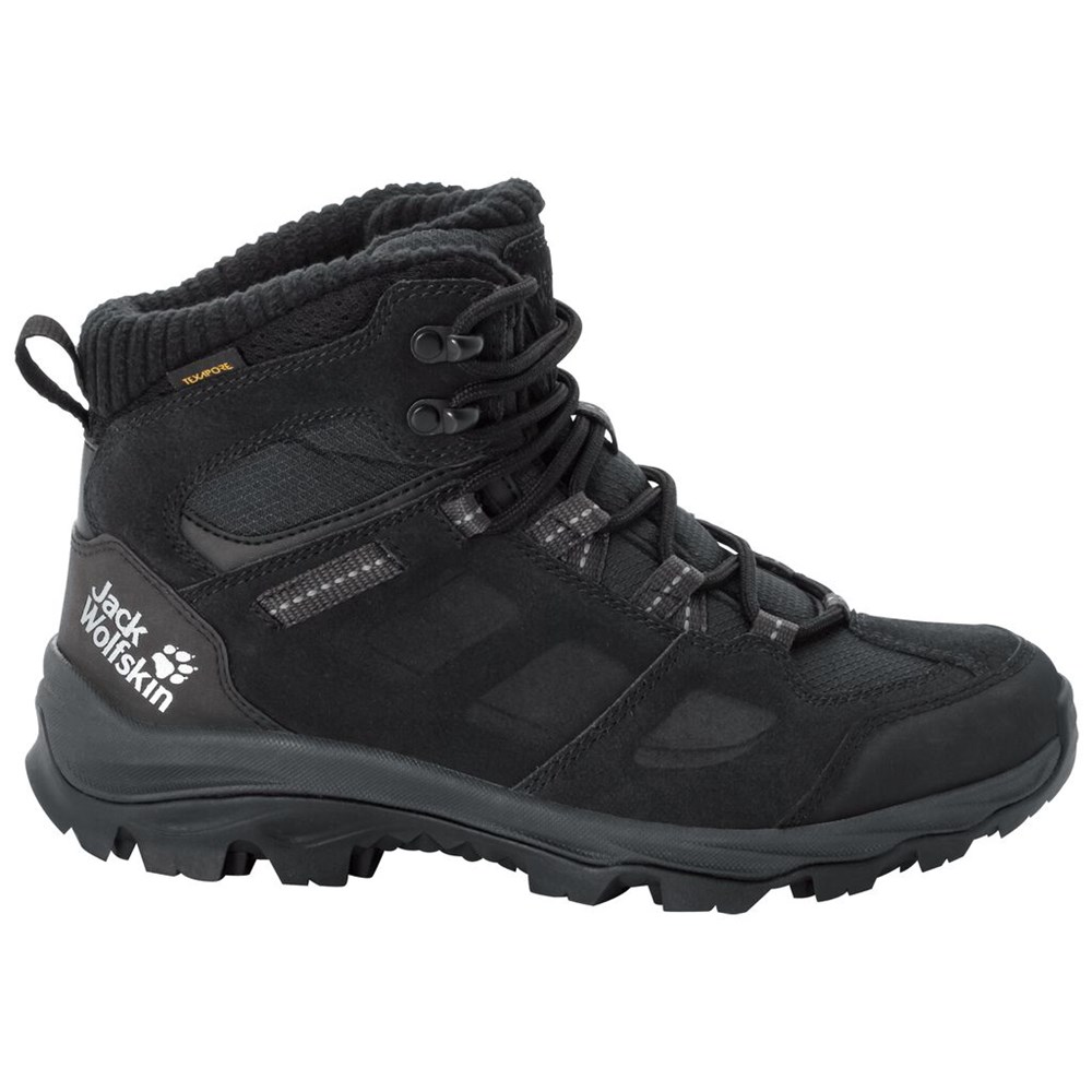 Tenis de Senderismo Jack Wolfskin Vojo 3 Wt Texapore Mid Mujer Negros | CY6471890