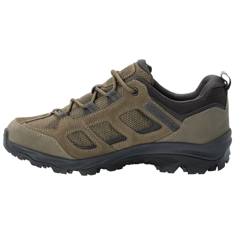 Tenis de Senderismo Jack Wolfskin Vojo 3 Texapore Low Hombre Khaki/Black | TZ4538602