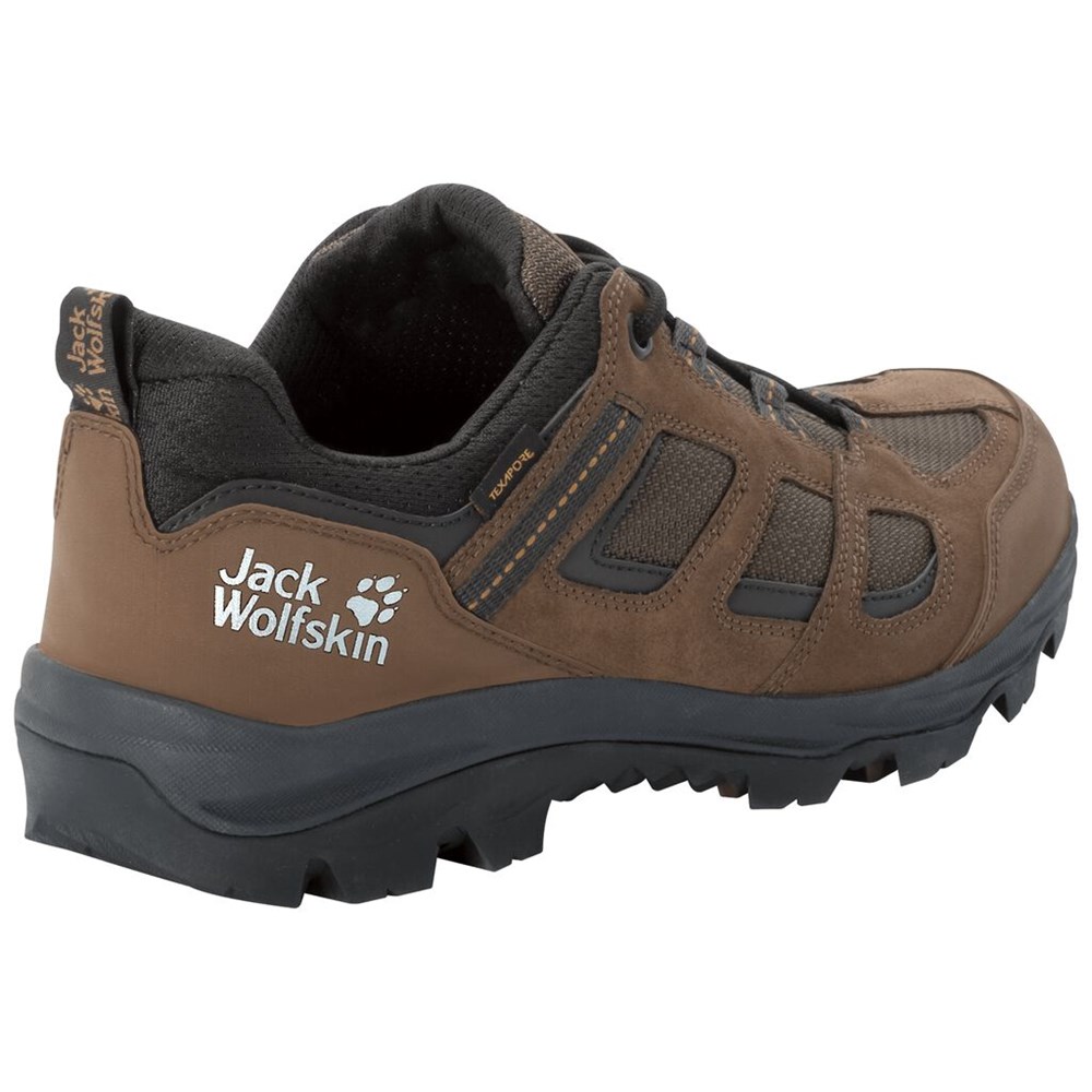 Tenis de Senderismo Jack Wolfskin Vojo 3 Texapore Low Hombre Brown/Black | KR5791642