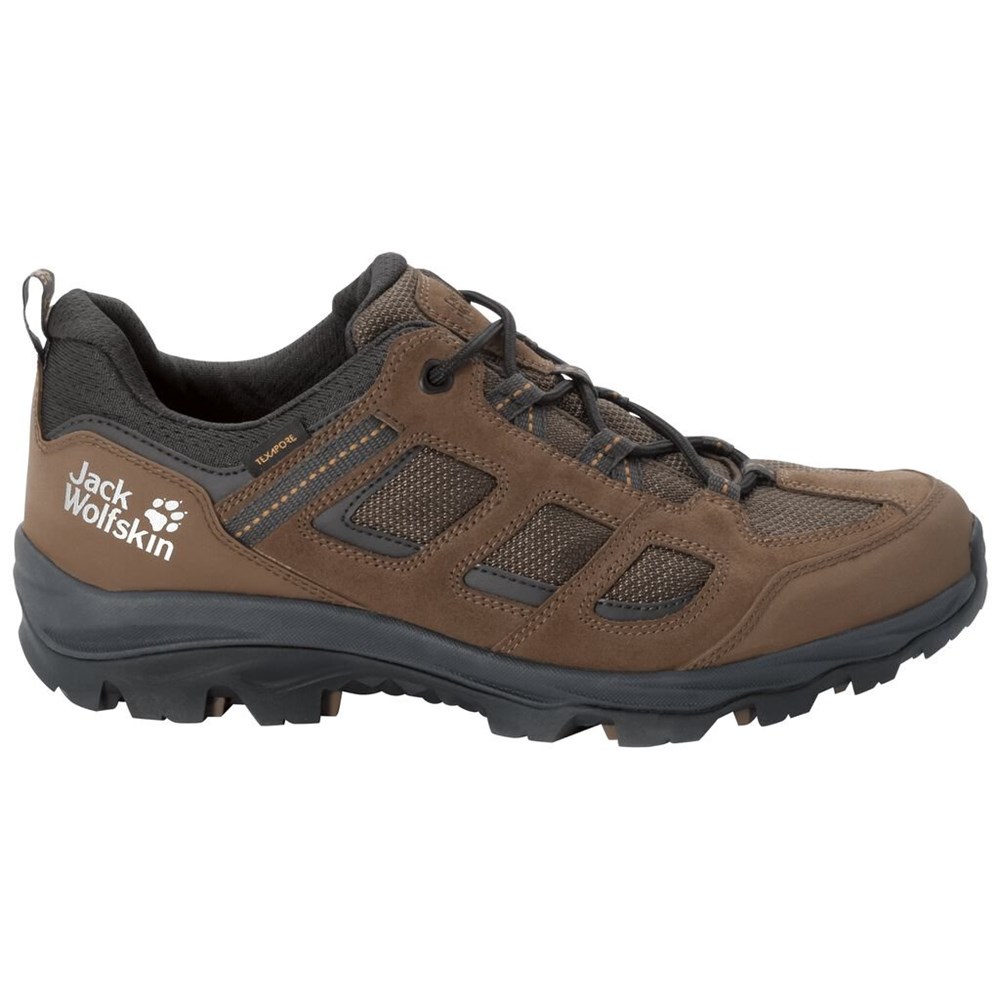 Tenis de Senderismo Jack Wolfskin Vojo 3 Texapore Low Hombre Brown/Black | KR5791642