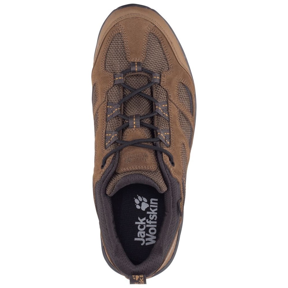 Tenis de Senderismo Jack Wolfskin Vojo 3 Texapore Low Hombre Brown/Black | KR5791642