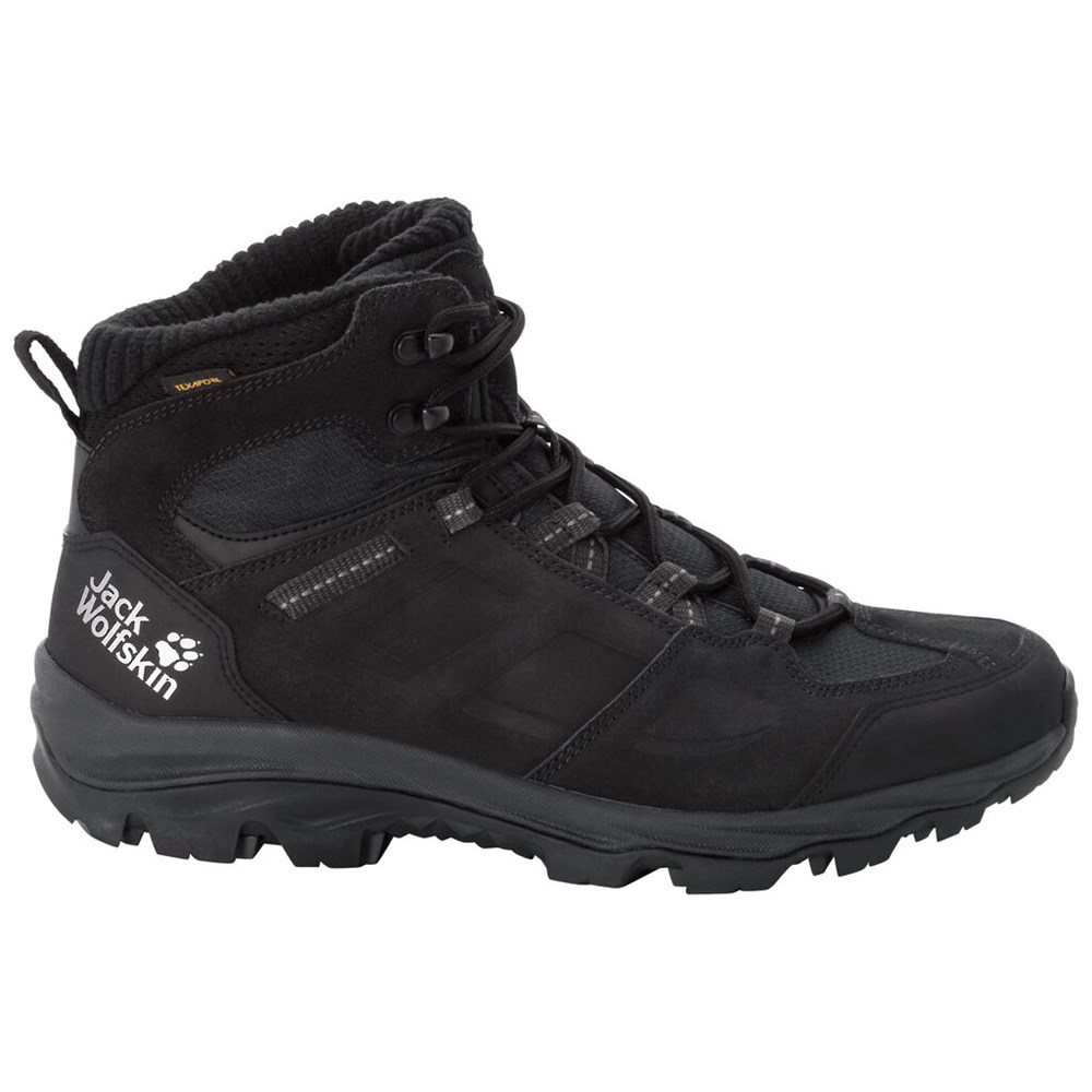 Tenis de Senderismo Jack Wolfskin Vojo 3 Wt Texapore Mid Hombre Negros | UW0162783