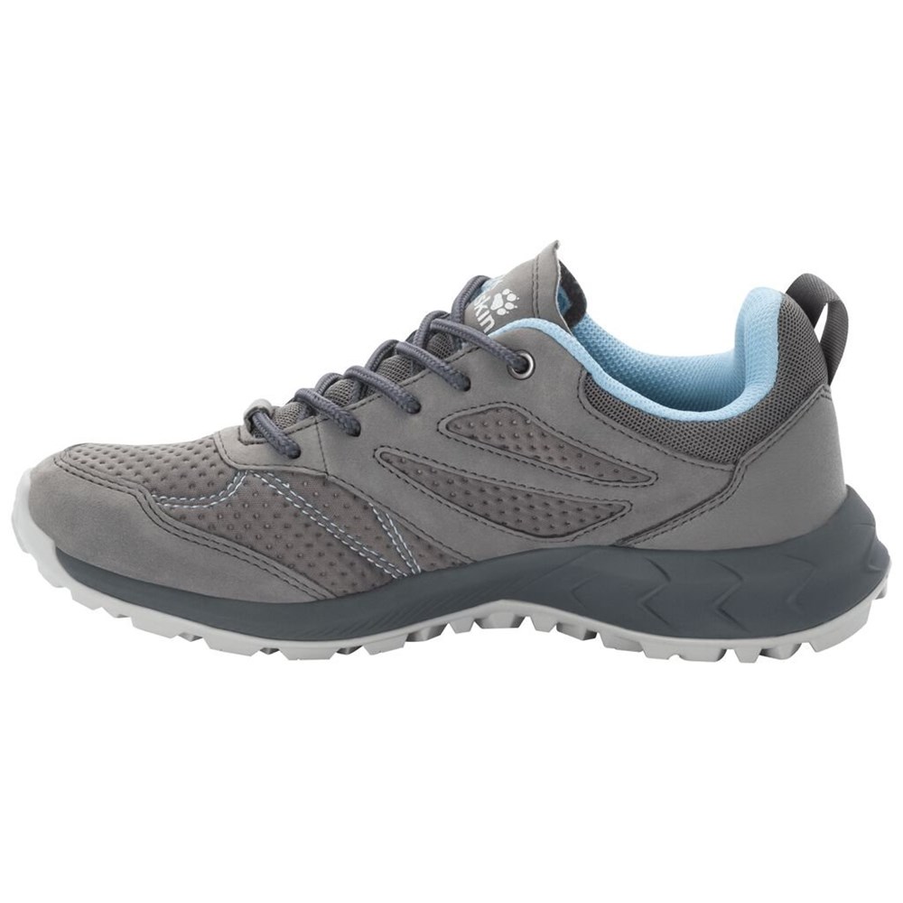 Tenis de Senderismo Jack Wolfskin Woodland Texapore Low Mujer Azules | YC8507216