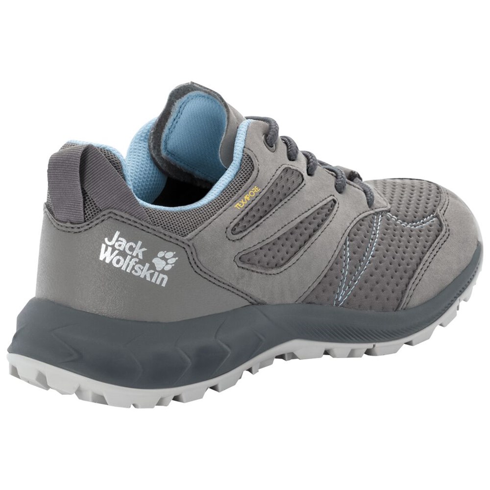 Tenis de Senderismo Jack Wolfskin Woodland Texapore Low Mujer Azules | YC8507216