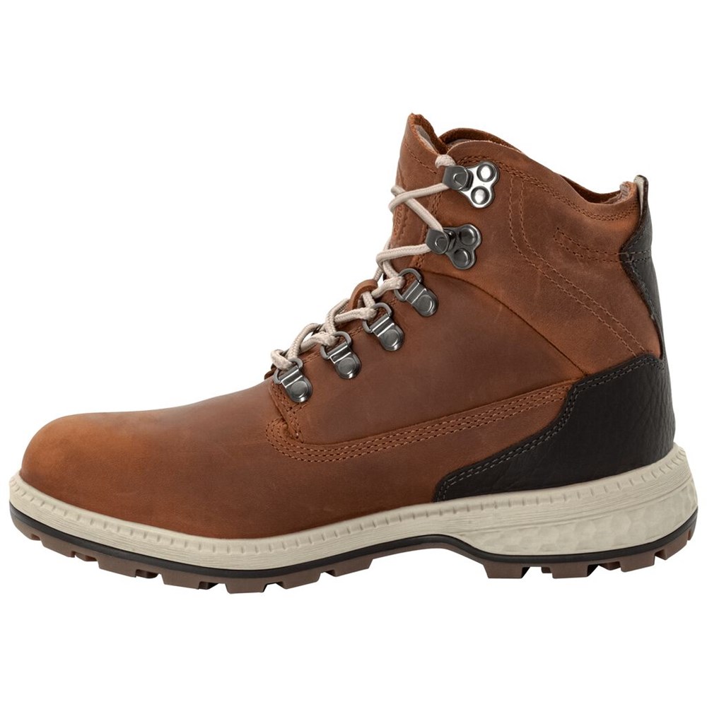 Zapatos Casual Jack Wolfskin Jack Mid Mujer Brown/White | DC6034521