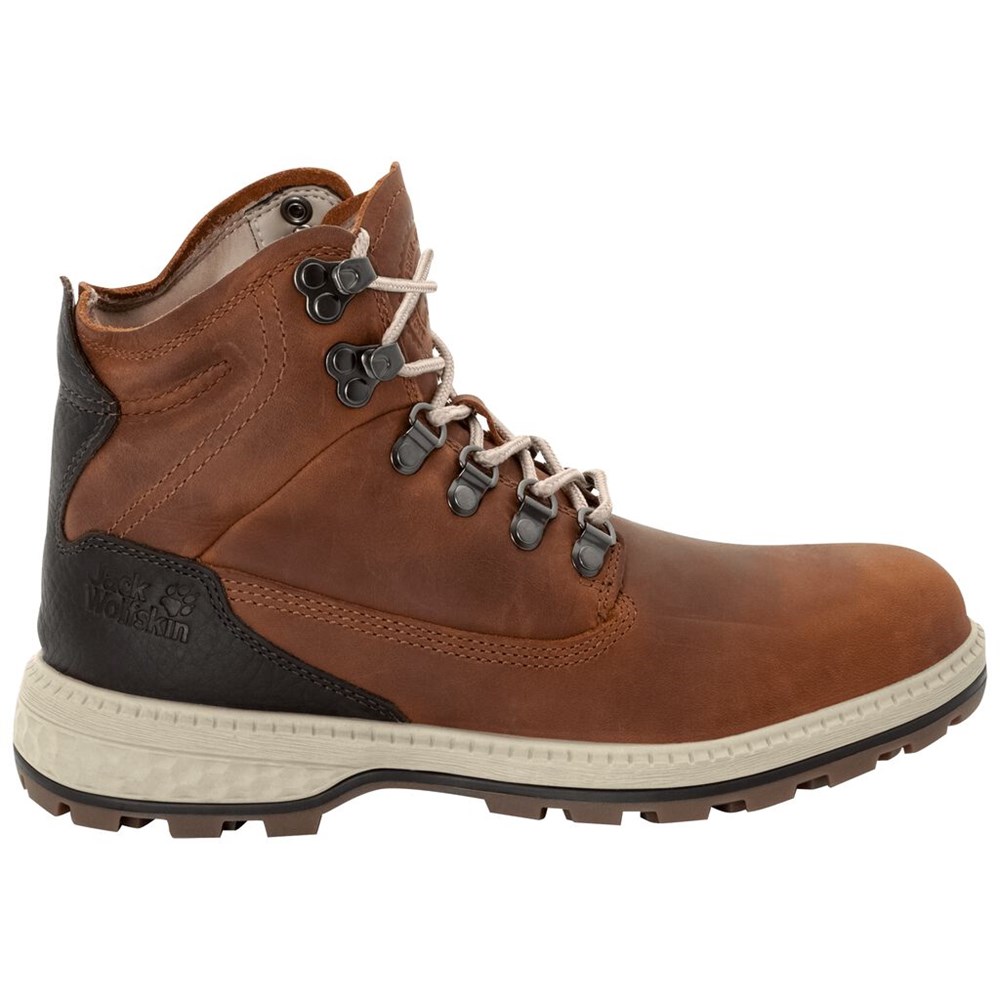 Zapatos Casual Jack Wolfskin Jack Mid Mujer Brown/White | DC6034521