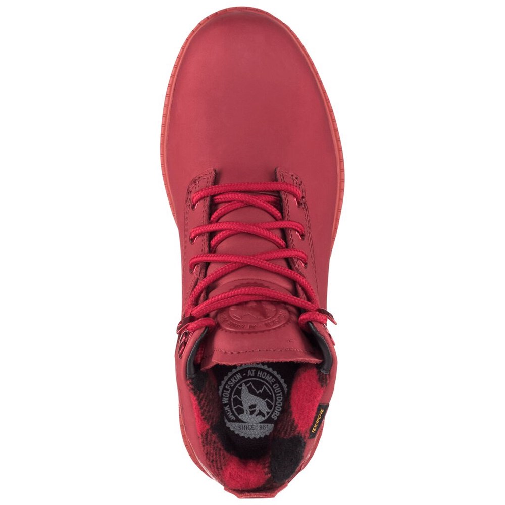 Zapatos Casual Jack Wolfskin Jack Ride Texapore Mid Mujer Red/Black | AK7394251