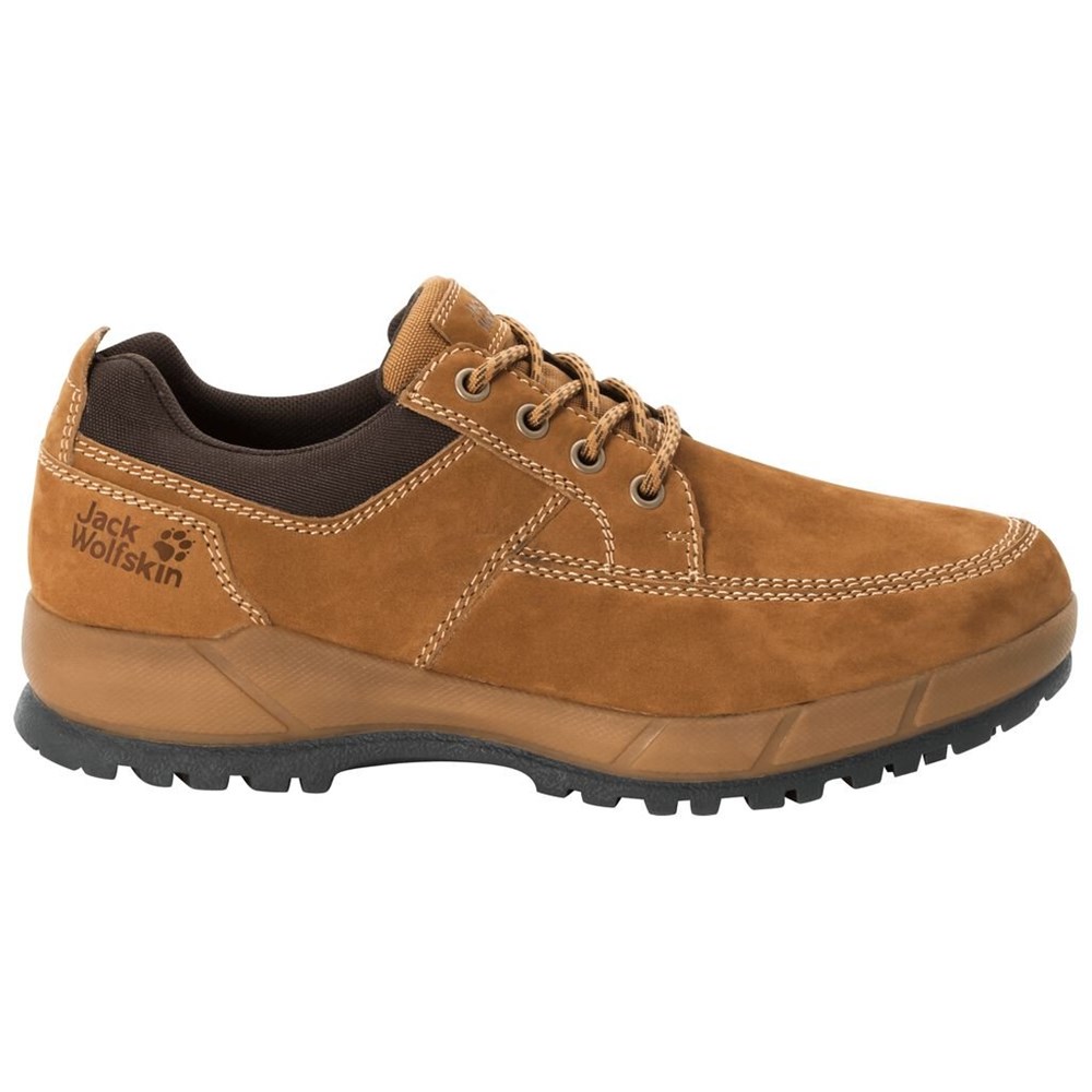 Zapatos Casual Jack Wolfskin Jackson Low Hombre Orange/Brown | UA1039472