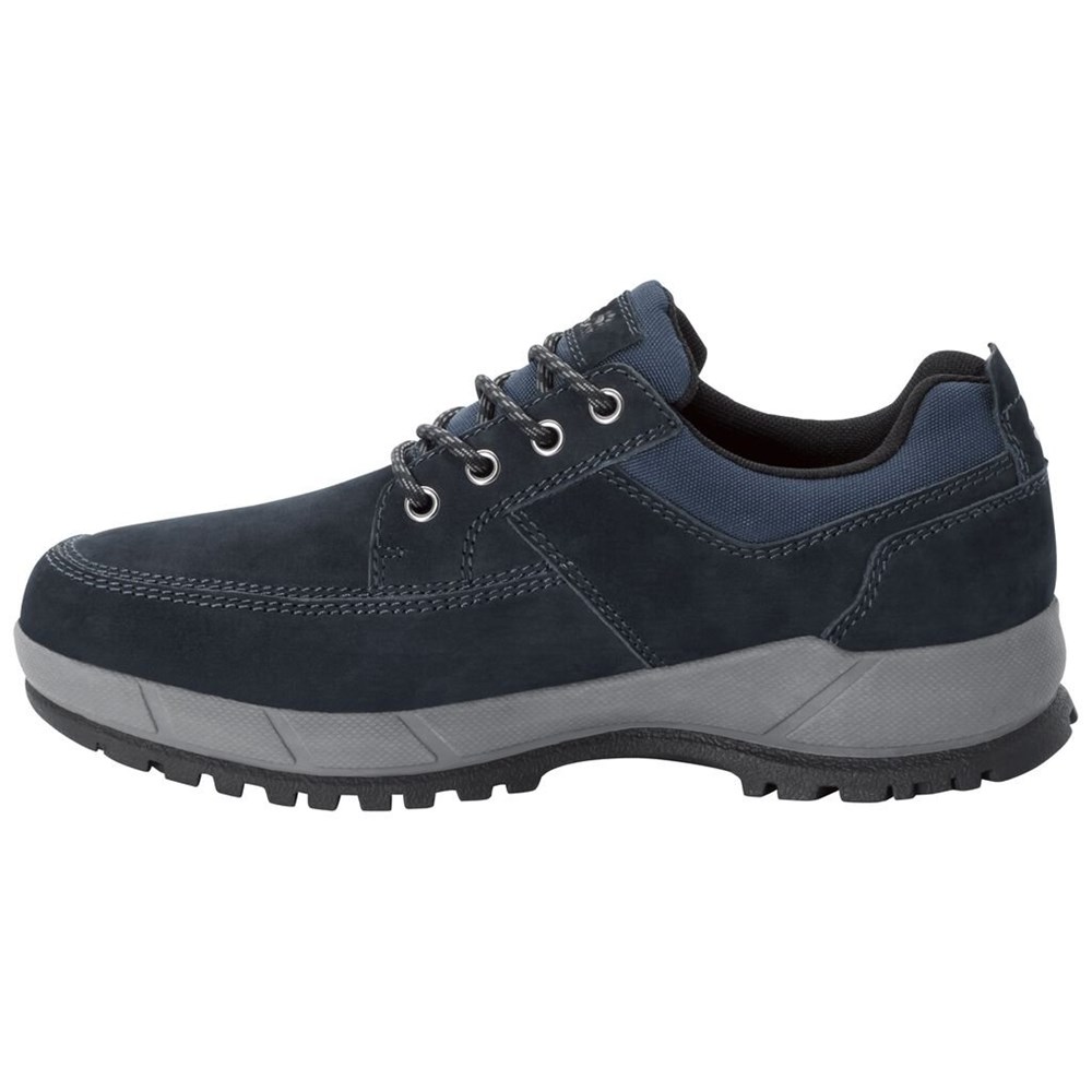 Zapatos Casual Jack Wolfskin Jackson Low Hombre Blue/Grey | TU1296408