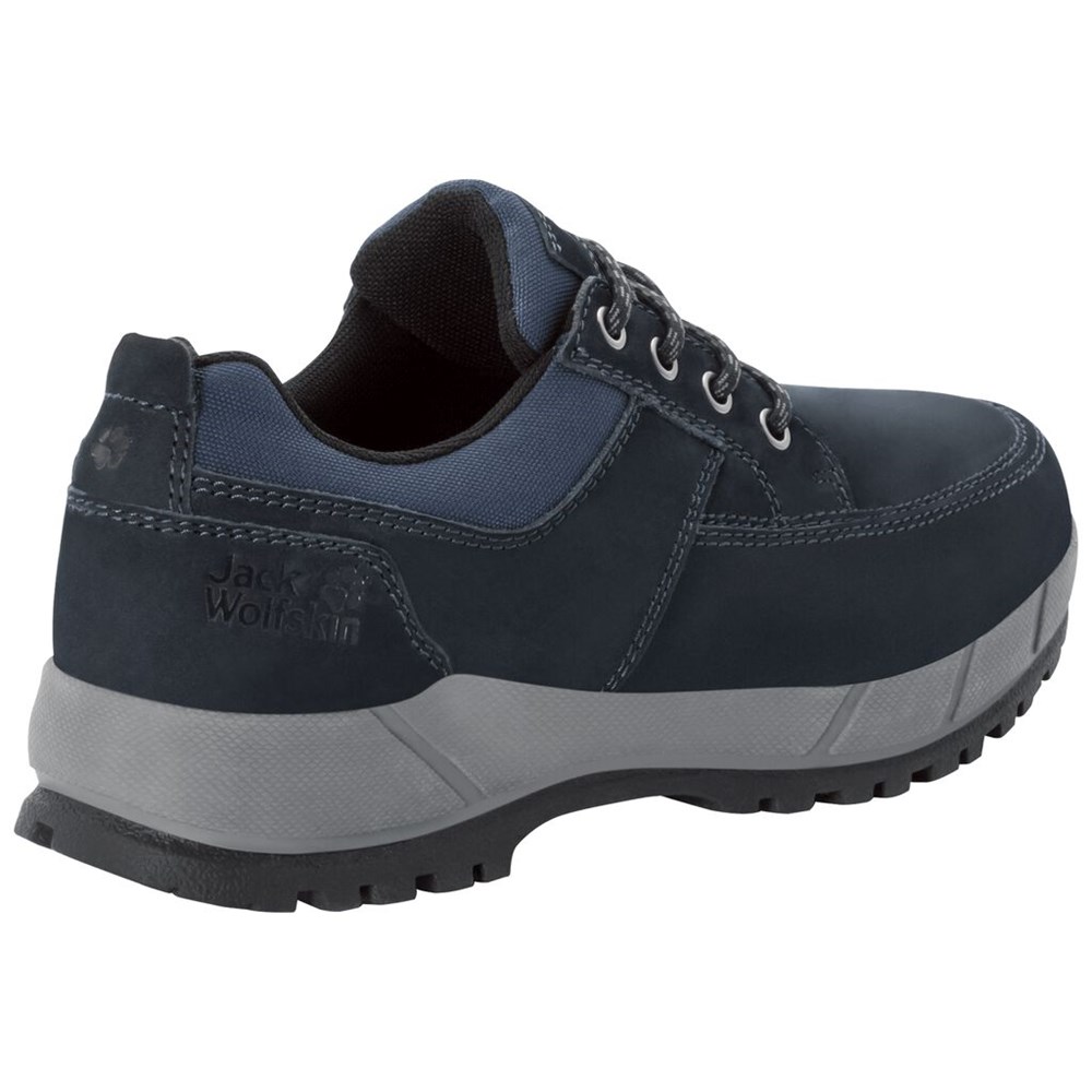 Zapatos Casual Jack Wolfskin Jackson Low Hombre Blue/Grey | TU1296408