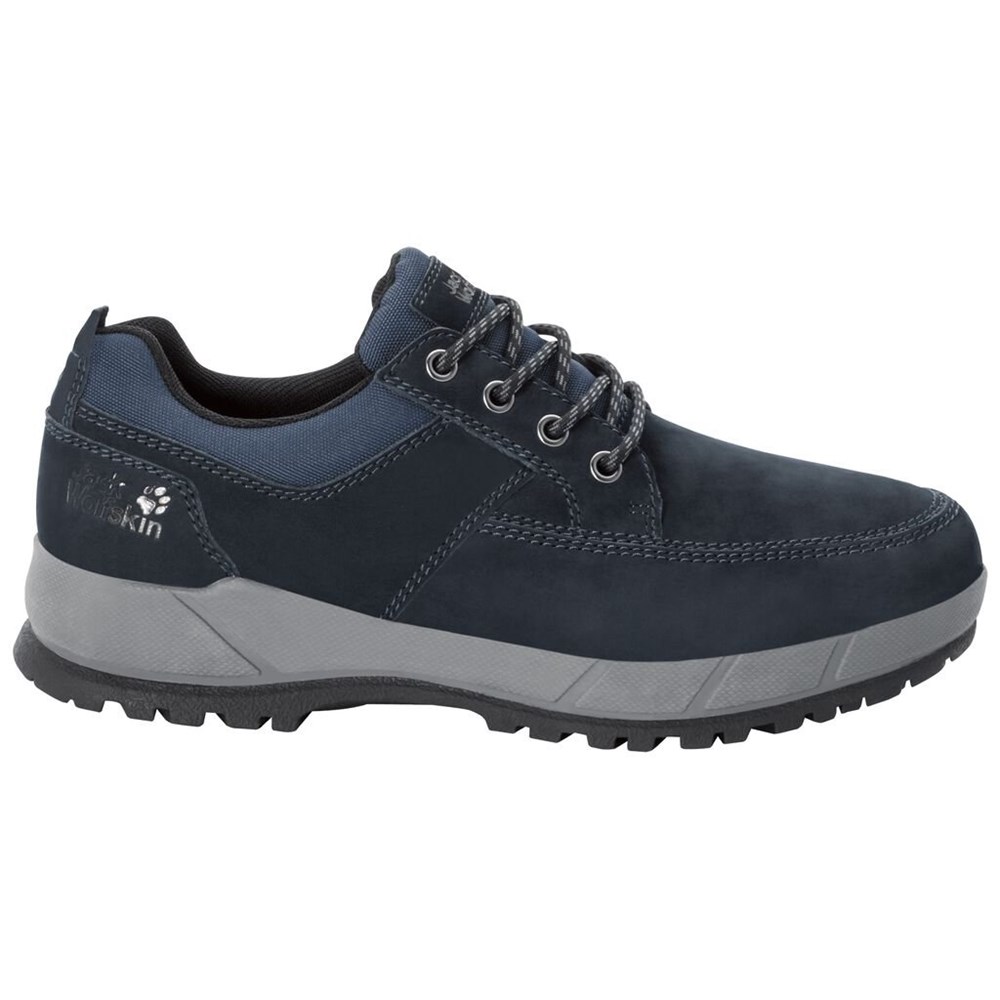 Zapatos Casual Jack Wolfskin Jackson Low Hombre Blue/Grey | TU1296408