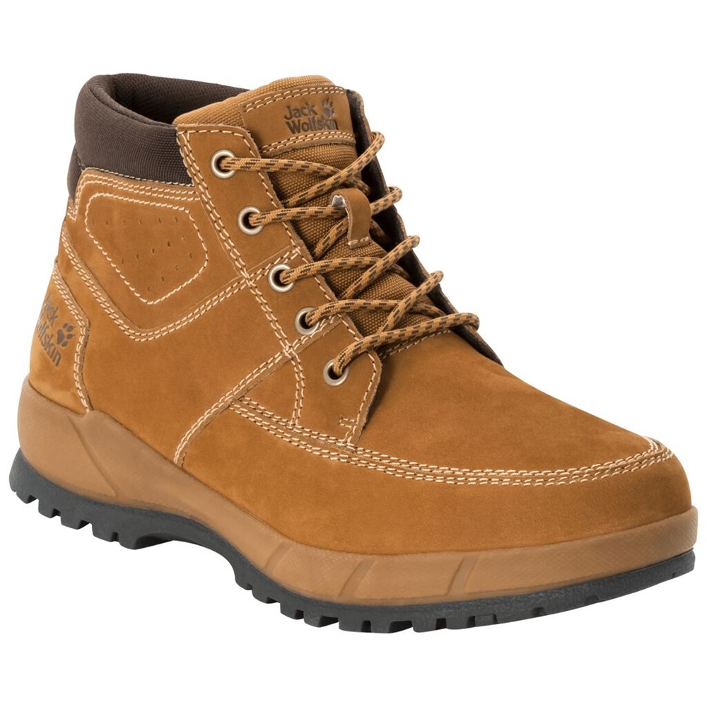 Zapatos Casual Jack Wolfskin Jackson Mid Hombre Orange/Brown | VH2619075