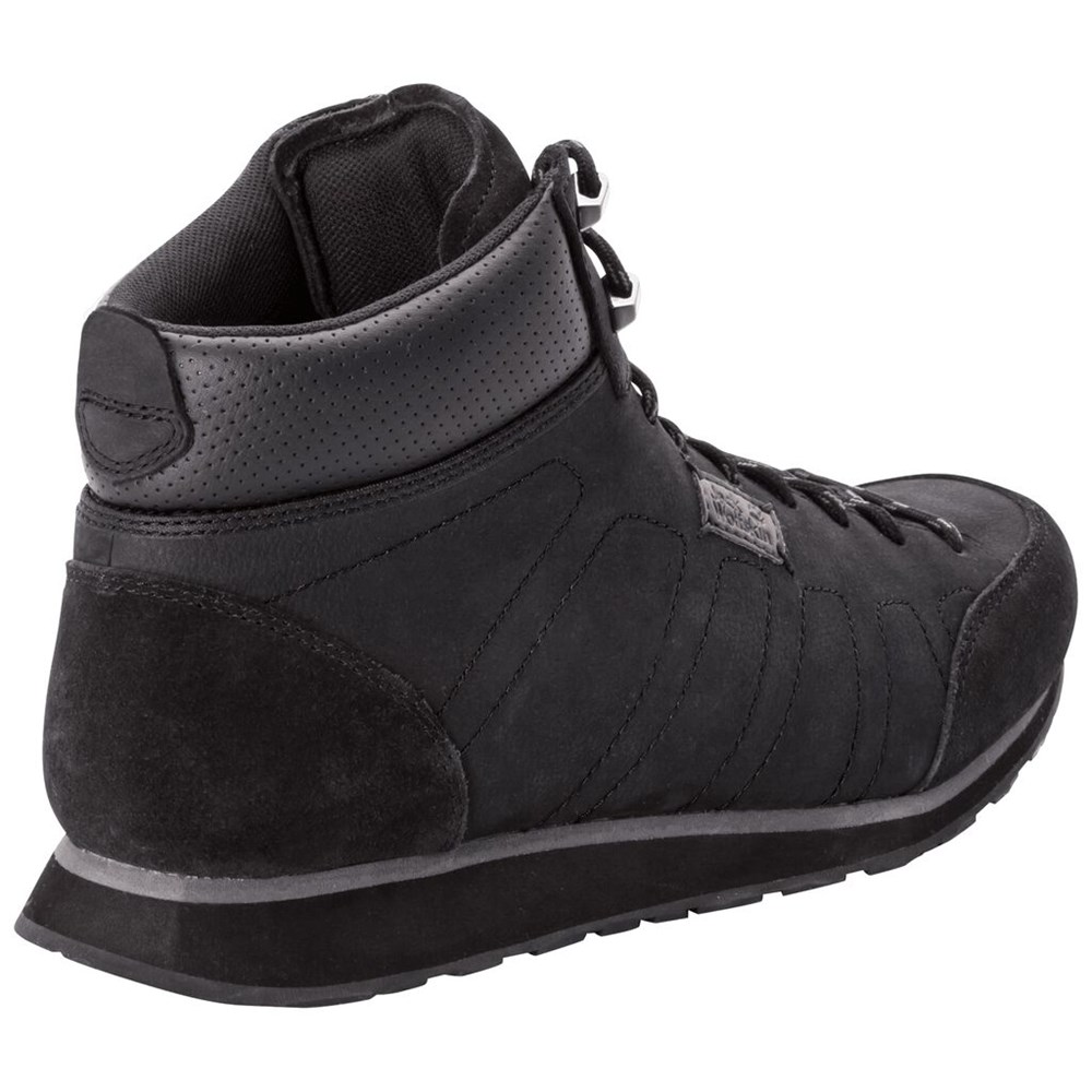 Zapatos Casual Jack Wolfskin Mountain Dna Lt Mid Hombre Black/Grey | OQ9083127