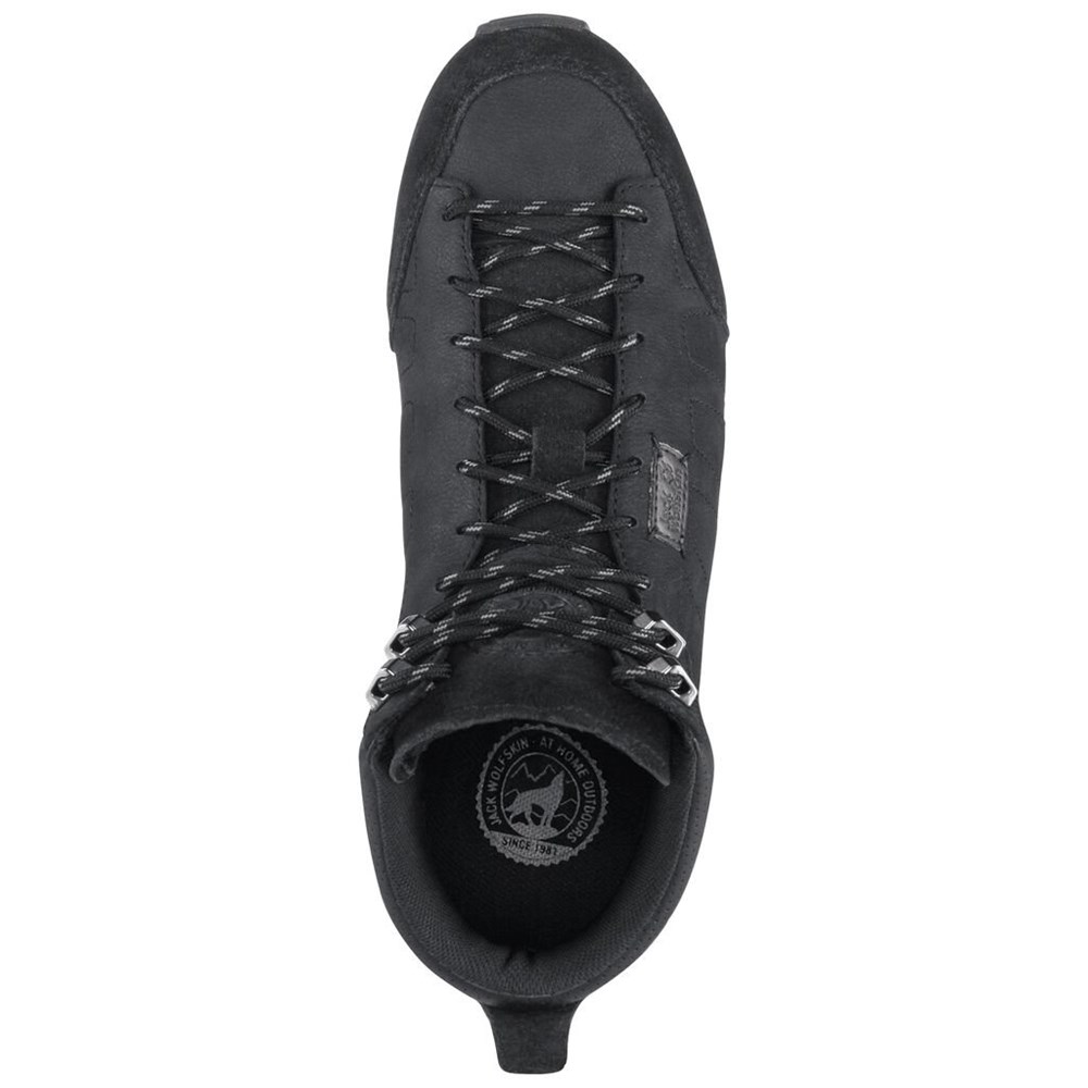 Zapatos Casual Jack Wolfskin Mountain Dna Lt Mid Hombre Black/Grey | OQ9083127