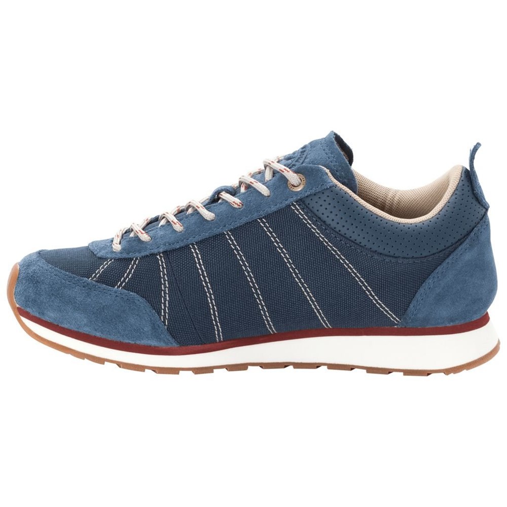 Zapatos Casual Jack Wolfskin Mountain Dna Low Mujer Blue/Red | DW3469258