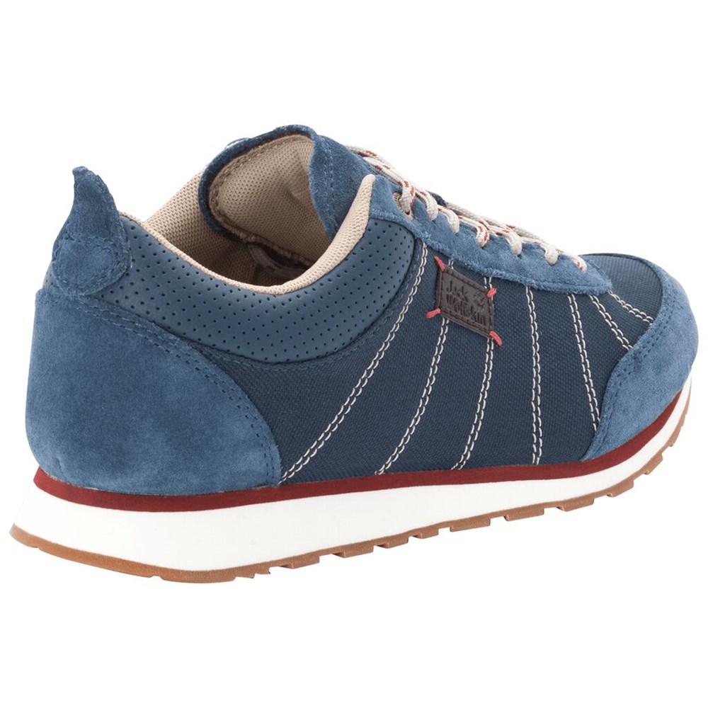 Zapatos Casual Jack Wolfskin Mountain Dna Low Mujer Blue/Red | DW3469258