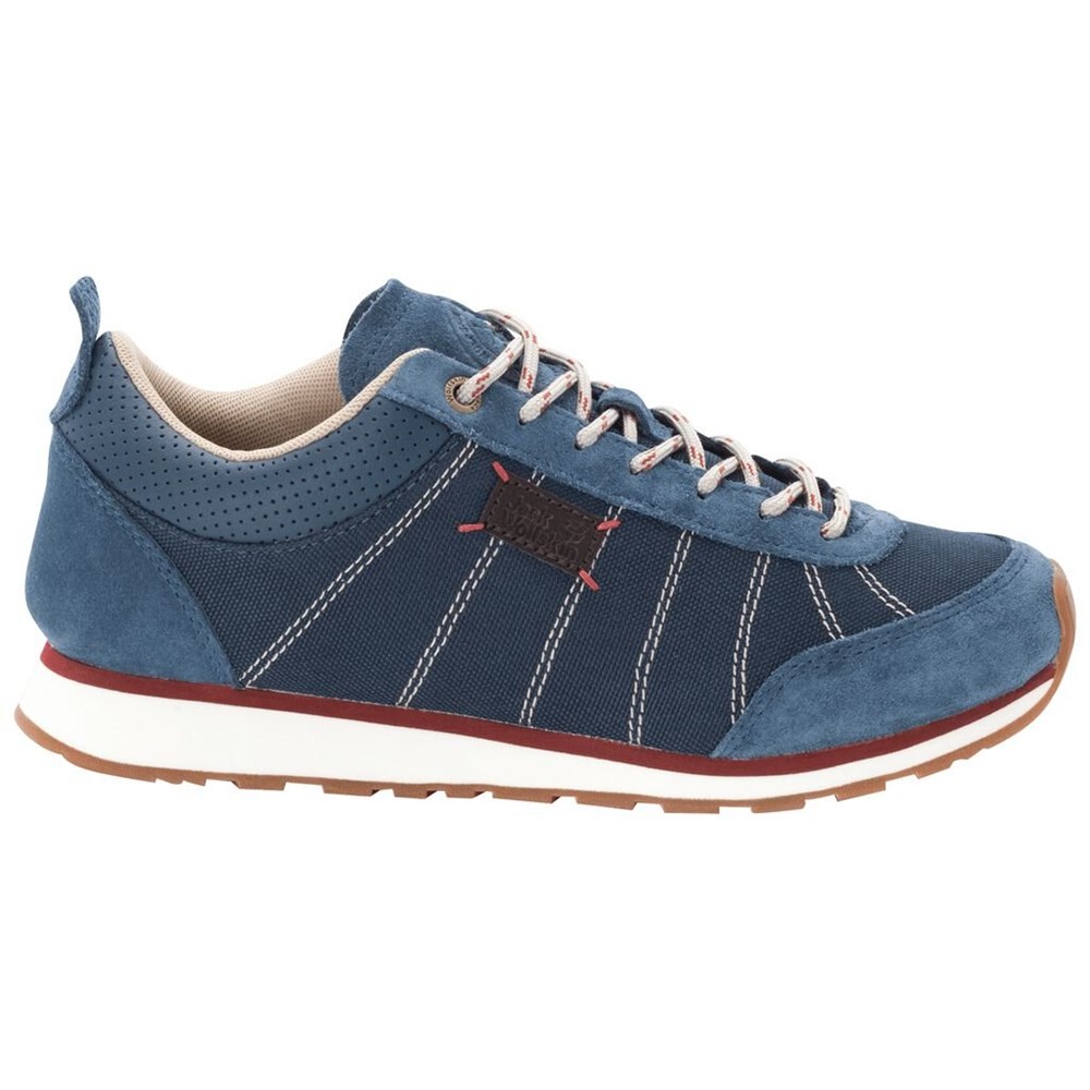 Zapatos Casual Jack Wolfskin Mountain Dna Low Mujer Blue/Red | DW3469258