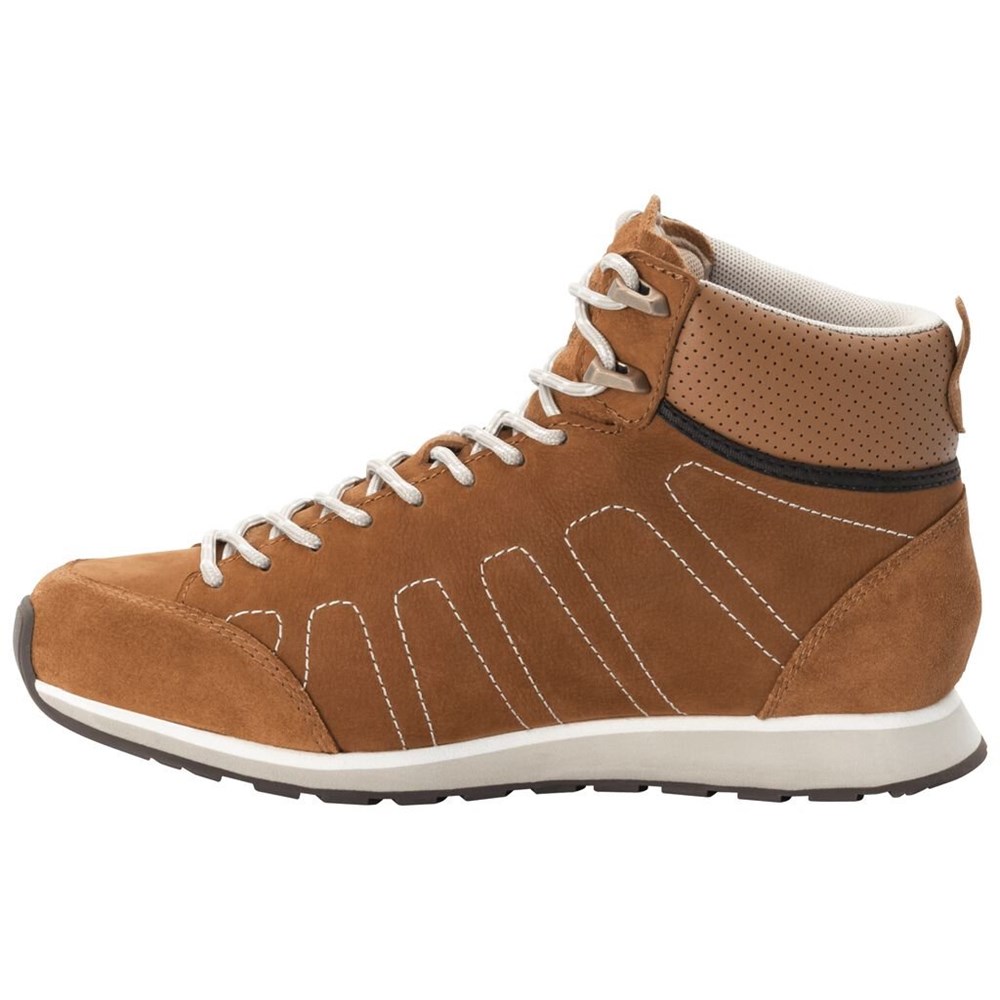 Zapatos Casual Jack Wolfskin Mountain Dna Lt Mid Mujer Brown/White | DC8296145