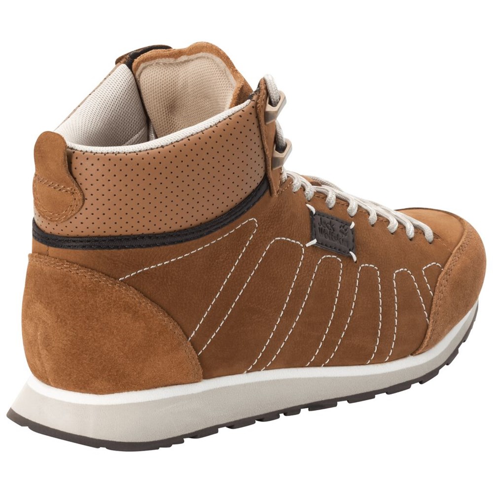 Zapatos Casual Jack Wolfskin Mountain Dna Lt Mid Mujer Brown/White | DC8296145