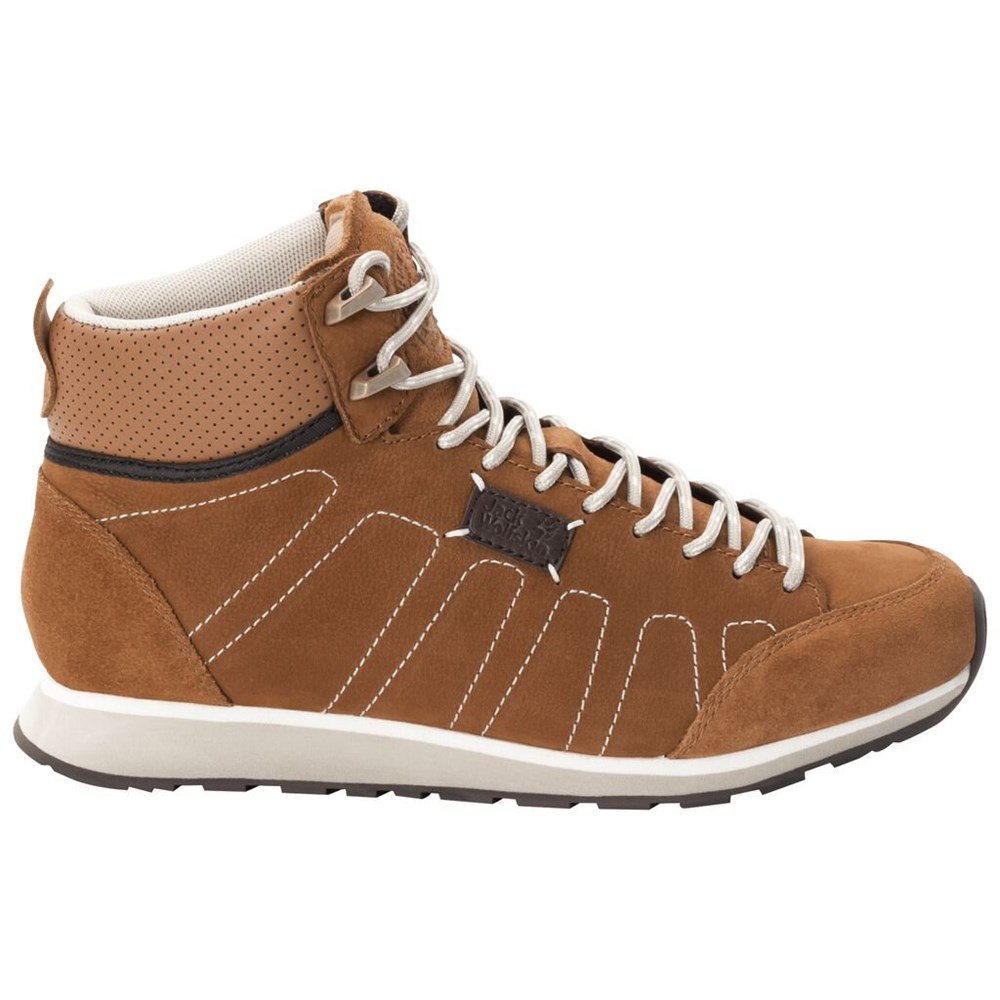 Zapatos Casual Jack Wolfskin Mountain Dna Lt Mid Mujer Brown/White | DC8296145