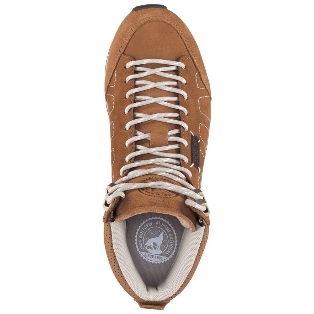 Zapatos Casual Jack Wolfskin Mountain Dna Lt Mid Mujer Brown/White | DC8296145